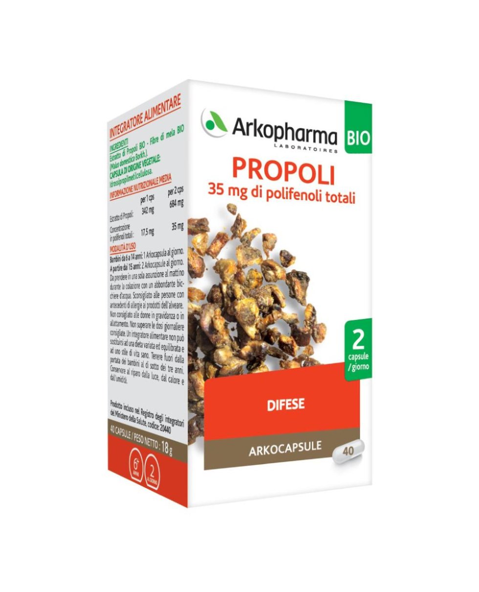 ARKOCAPSULE PROPOLI BIO 40CPS