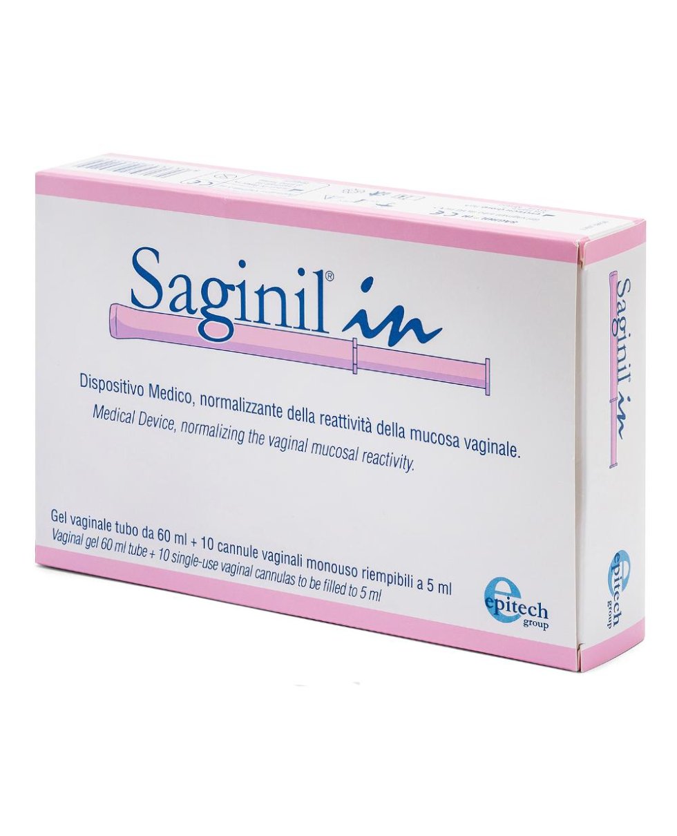 SAGINIL IN 10 CANNULE TUBO60ML