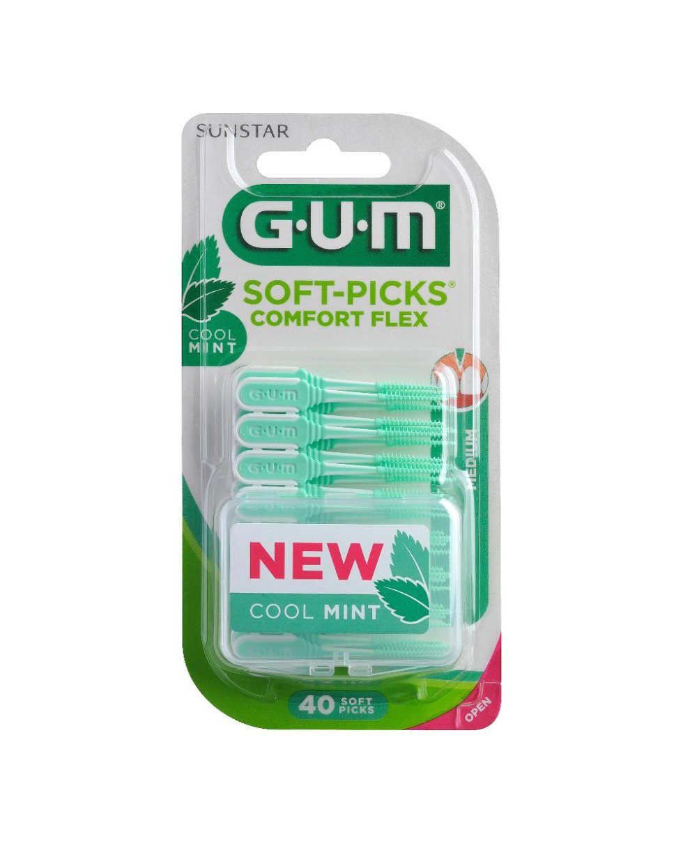 Gum Soft Pick Mint Reg Scov40p