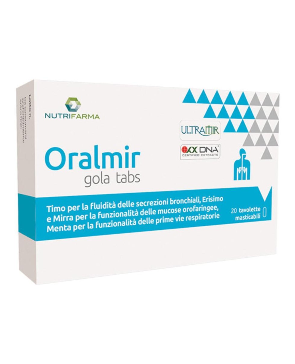 ORALMIR GOLA TABS 20CPR