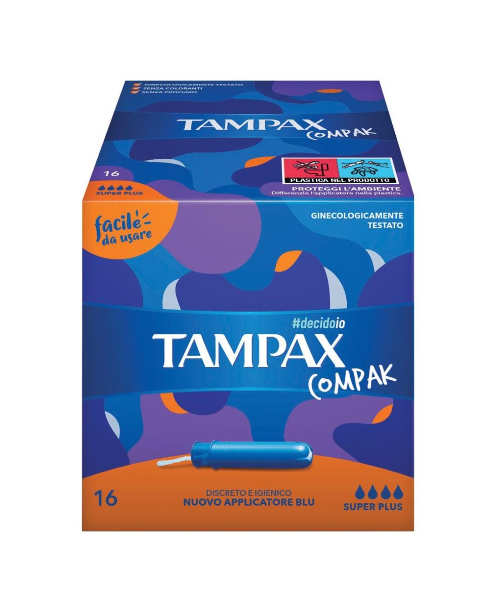 TAMPAX COMPAK SUP PLUS 16PZ 0791