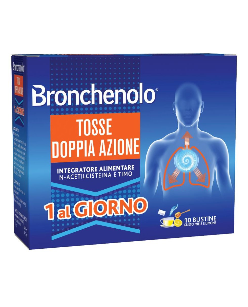 Bronchenolo Tosse Doppia Azione 10 bustine