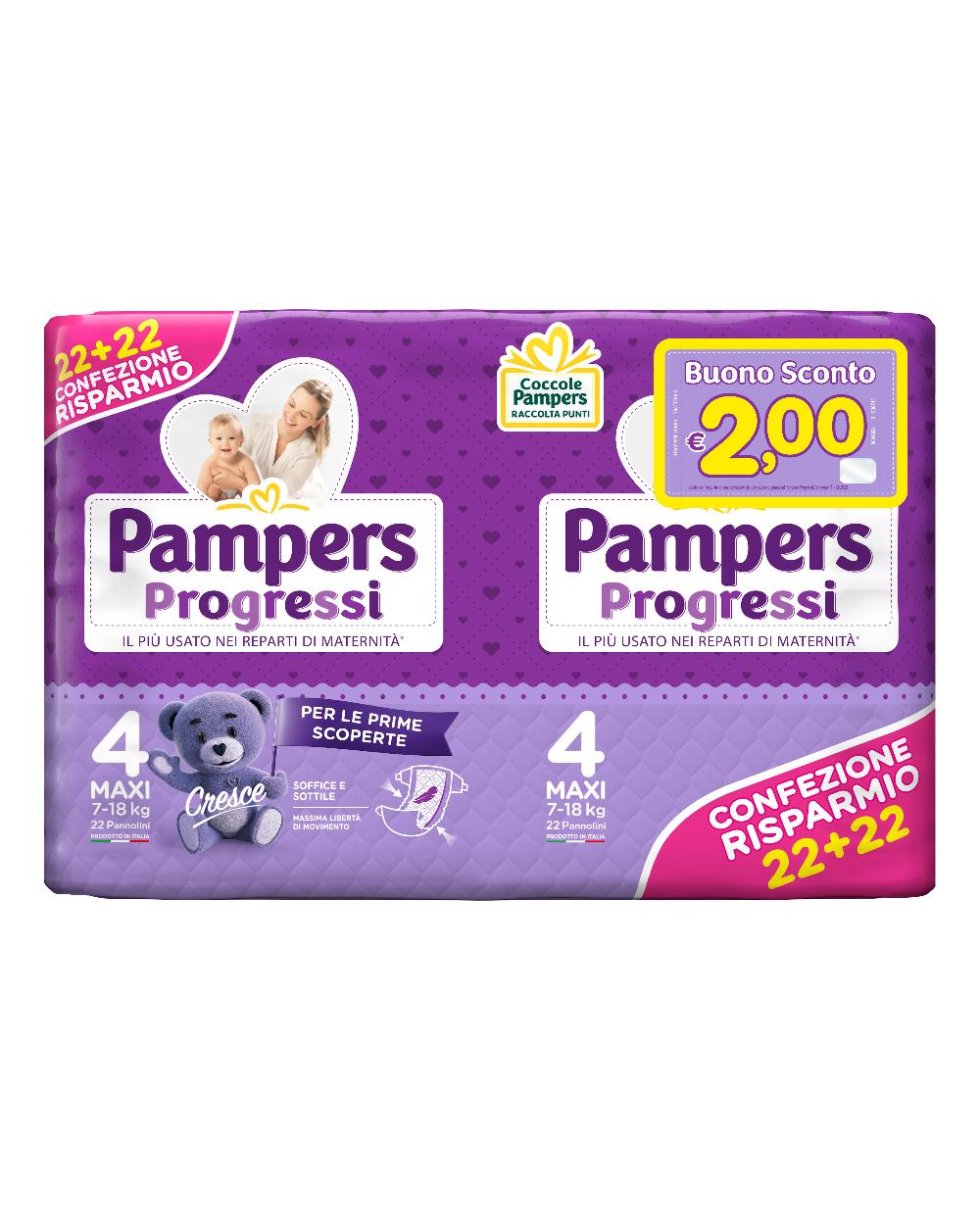 Pampers Progressi Maxi 44pz