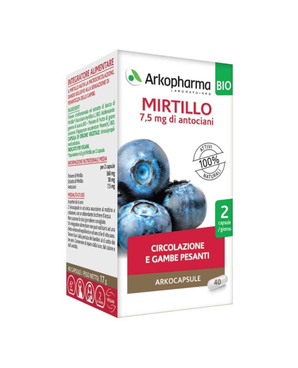 ARKOCAPSULE MIRTILLO 40CPS BIO