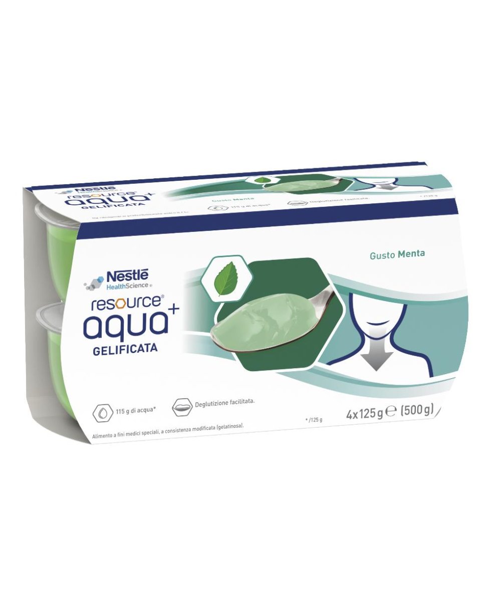 RESOURCE AQUA+MINT CUP6 4X125G