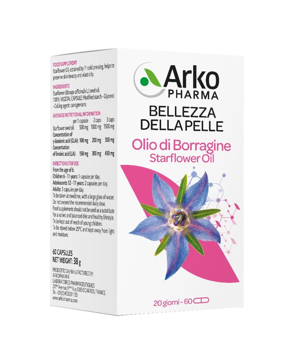 ARKOCAPSULE OLIO BORRAG 60CP BIO