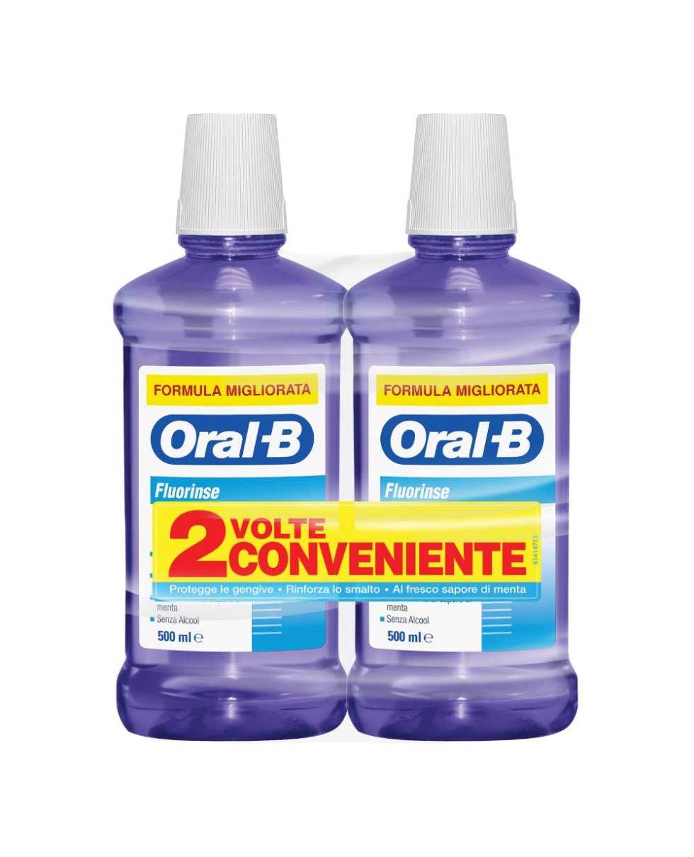 ORALB FLUORINSE COLLUT 2X500ML