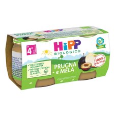 HIPP OMOG PRUGNA/MELA 2X80G