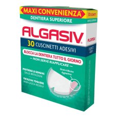 Algasiv Adesivi Protettivi Protesi Dentaria Superiore 30 Pezzi