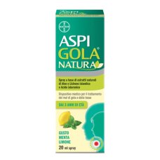 Aspi Gola Natura Spray 20Ml Limone Menta