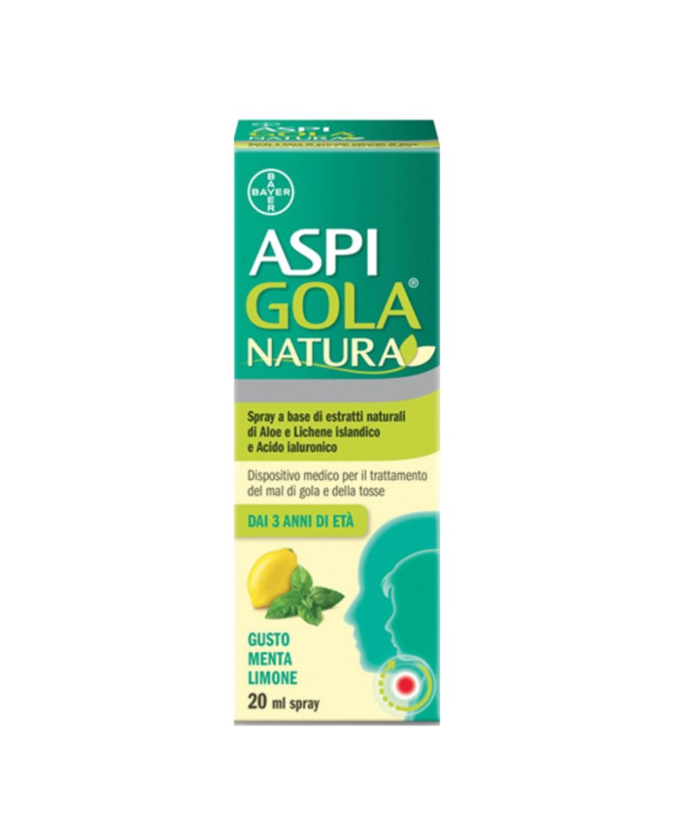 Aspi Gola Natura Spray 20Ml Limone Menta