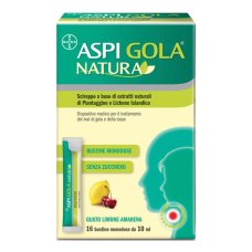 Aspi Gola Natura 16 Bustine Limone Amarena