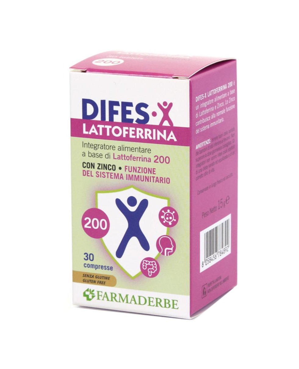 DIFES-X LATTOFERRINA 200 30CPR