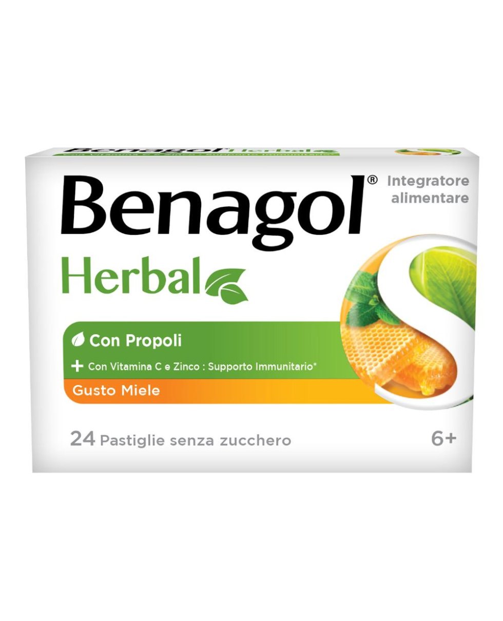 Benagol Herbal Miele 24past