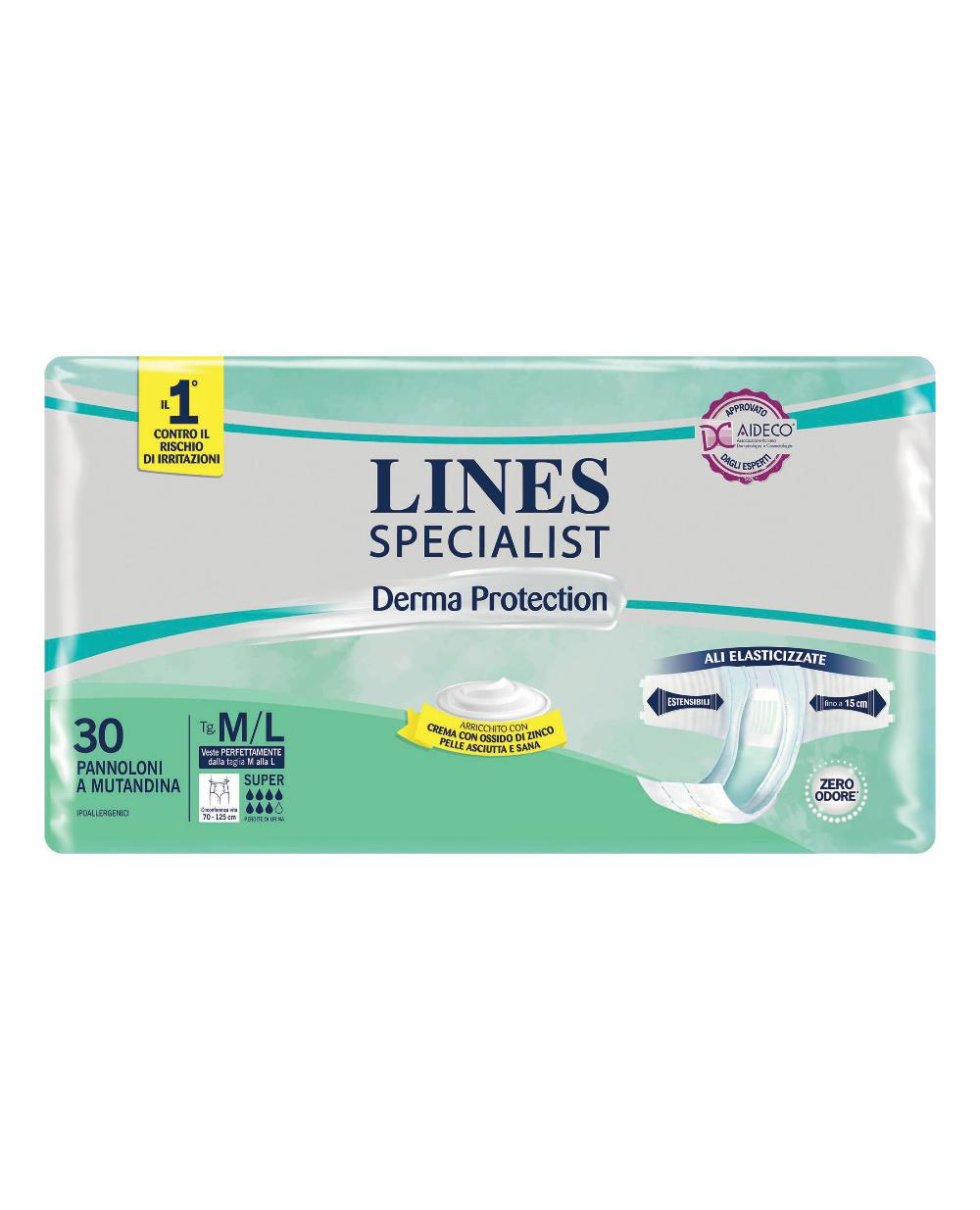 LINES SP DERM SUP PAN M/L 30PZ<