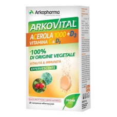 ARKOVITAL ACEROLA 1000+D3 VIT<