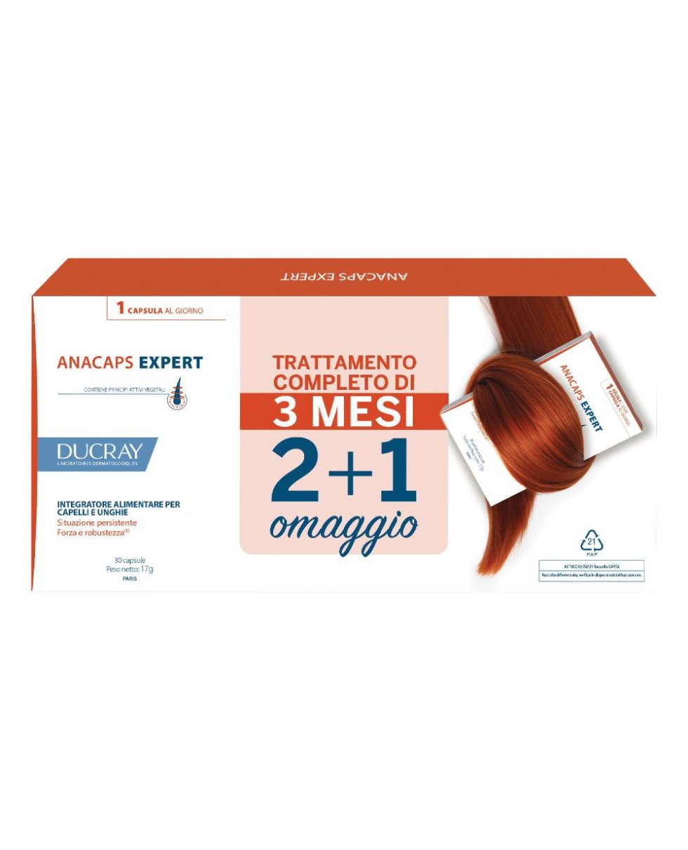 Anacaps Expert Capelli E Unghie 3X30 Capsule