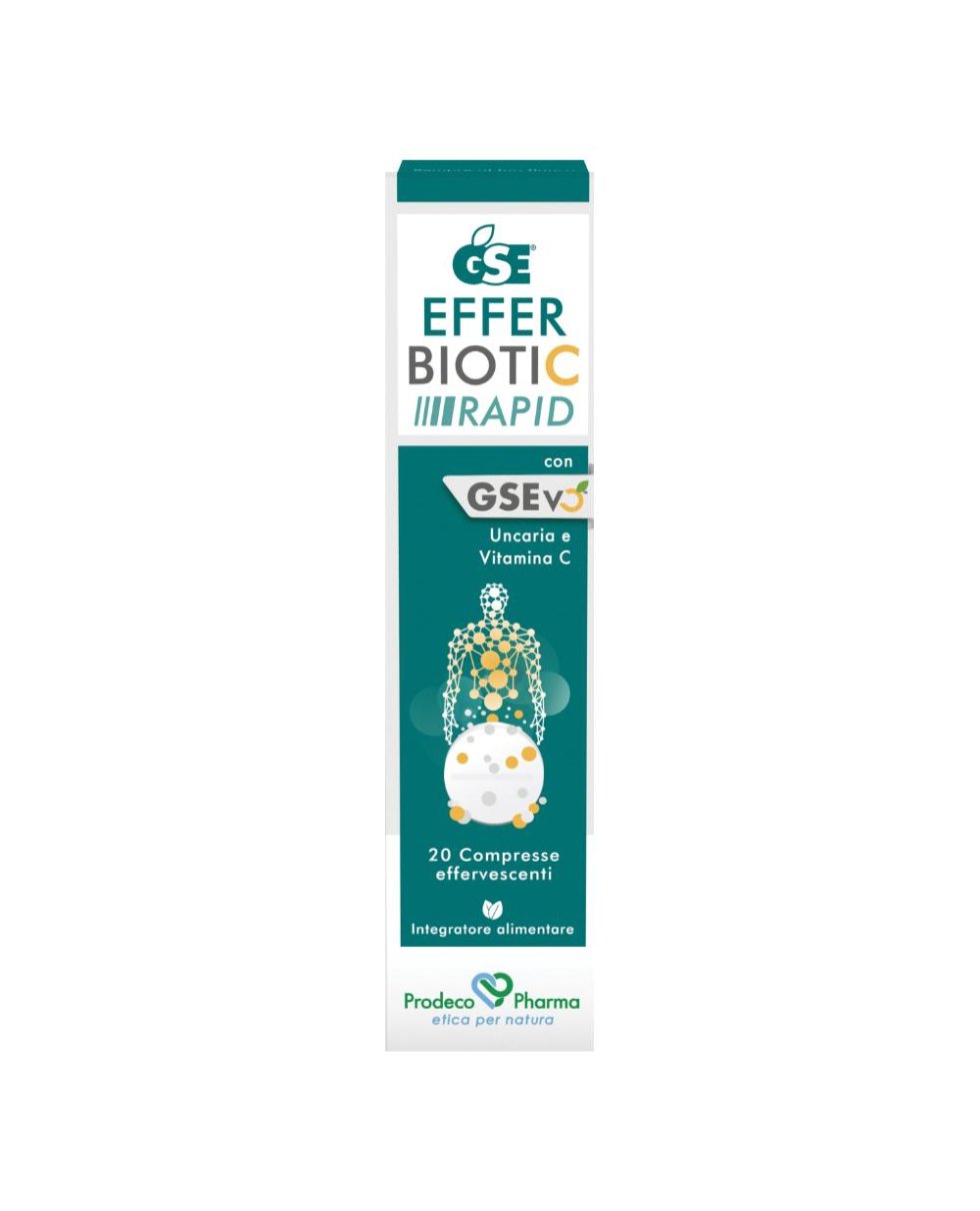 GSE EFFERBIOTIC RAPID 20CPR