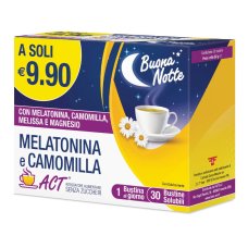 MELATONINA ACT+CAMOMILLA30BUST