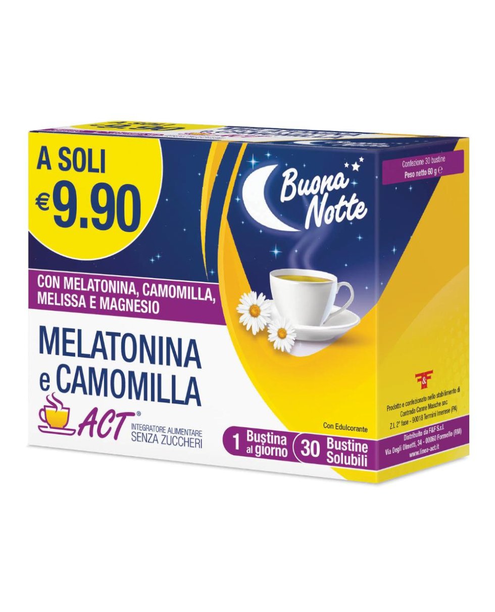 MELATONINA ACT+CAMOMILLA30BUST