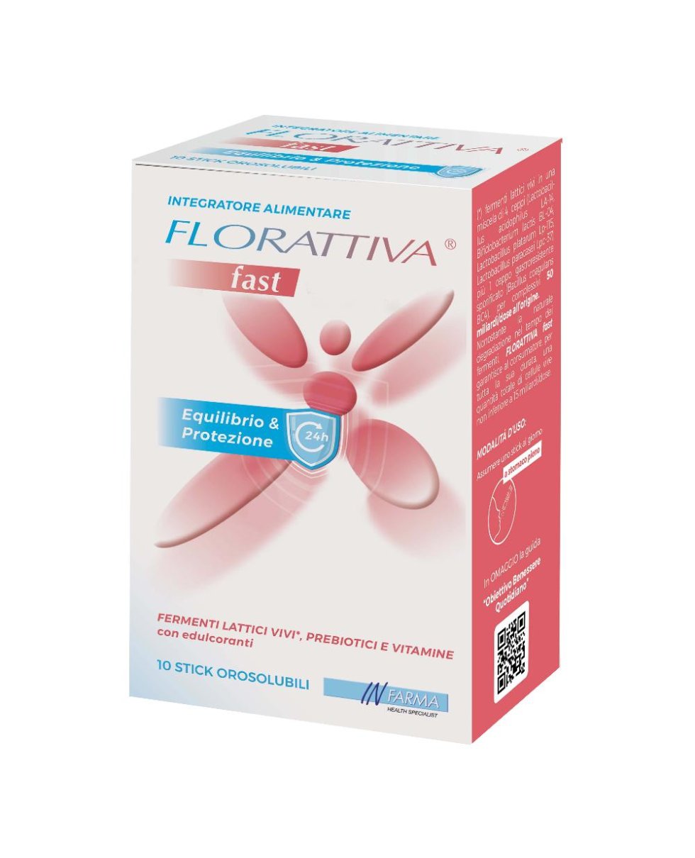 FLORATTIVA FAST 10STICK OROSOL