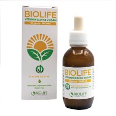 BIOLIFE VITAMIN D3+K2 VEGAN GTT