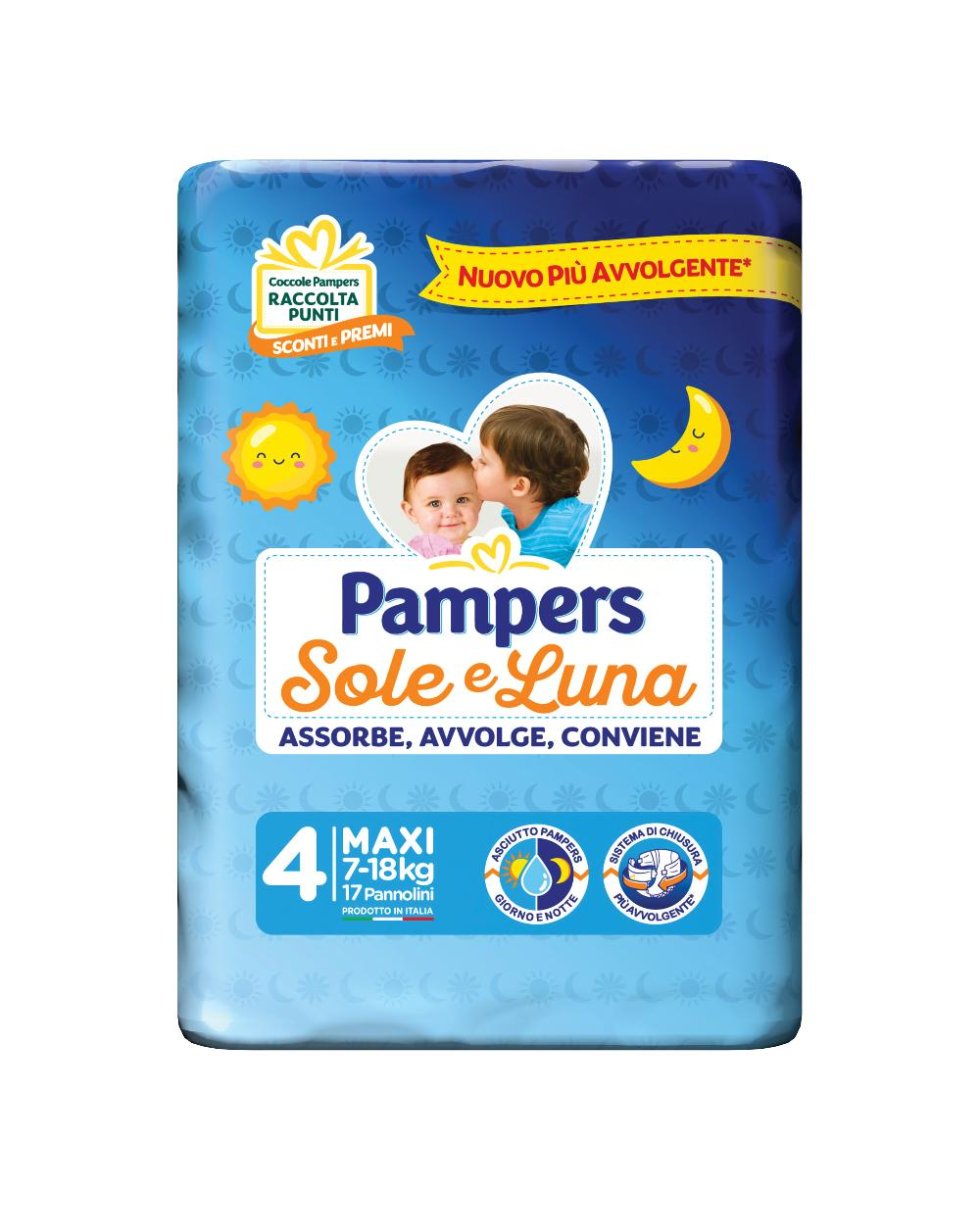 PAMPERS SOLEELUNA MAXI 17PZ