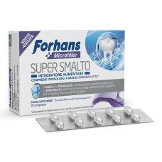 Forhans Microfiller Super Smalto 30 Compresse Orosolubili Con Idrossiapatite 