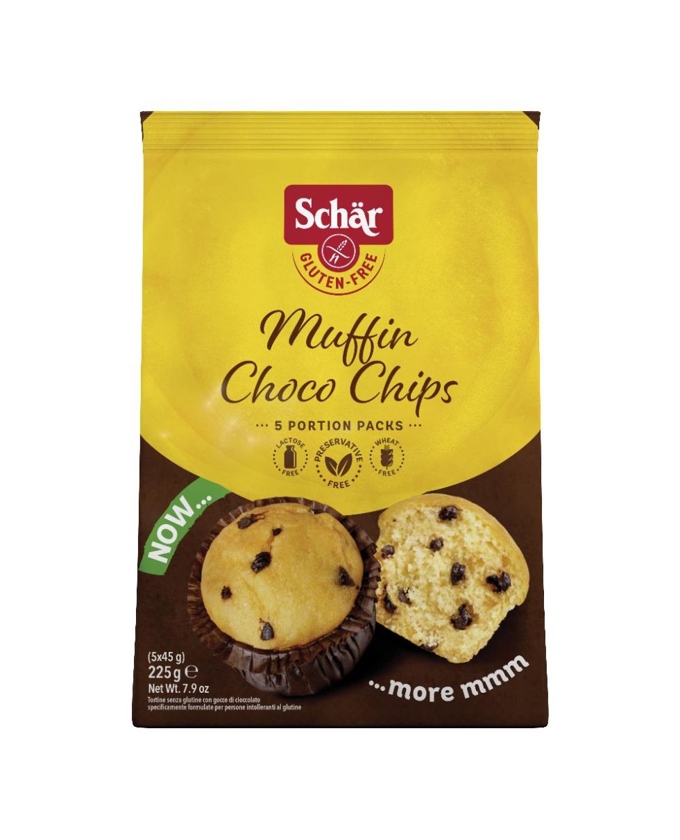 SCHAR MUFFIN CHOCO CHIP 225G