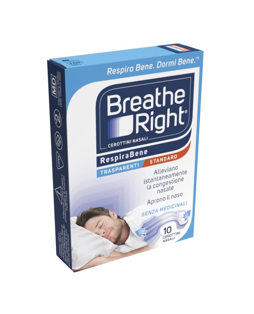 BREATH RIGHT TRASPARENTI 10PZ
