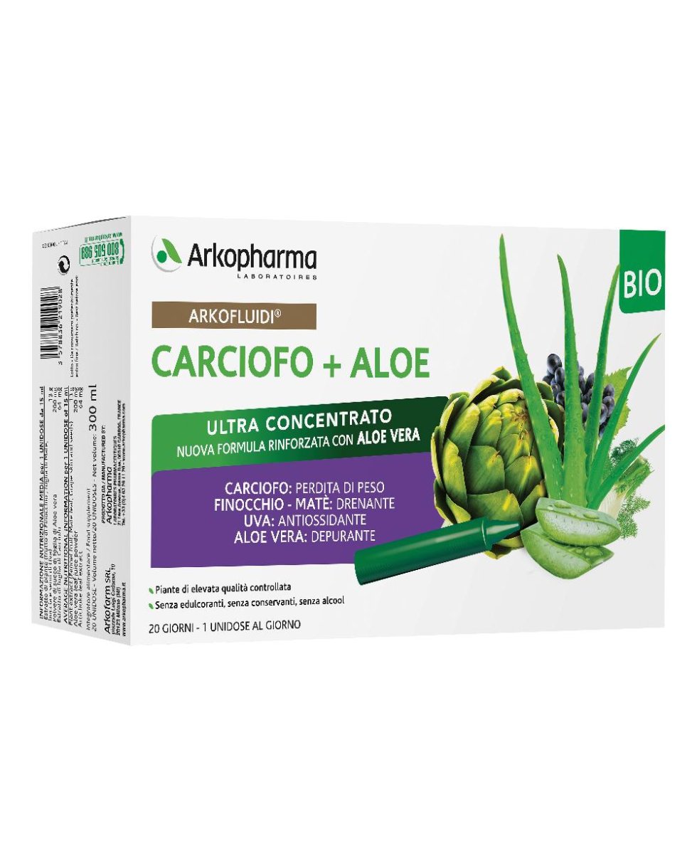 ARKOFLUIDI CARCIOFO+ALOE V 20F