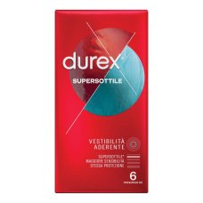 DUREX SUPERSOTTILE CLOSE FIT6P