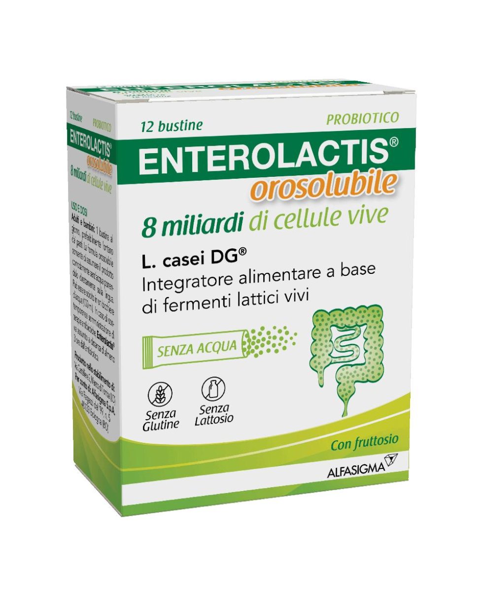 ENTEROLACTIS OROSOLUBILE 12BUS