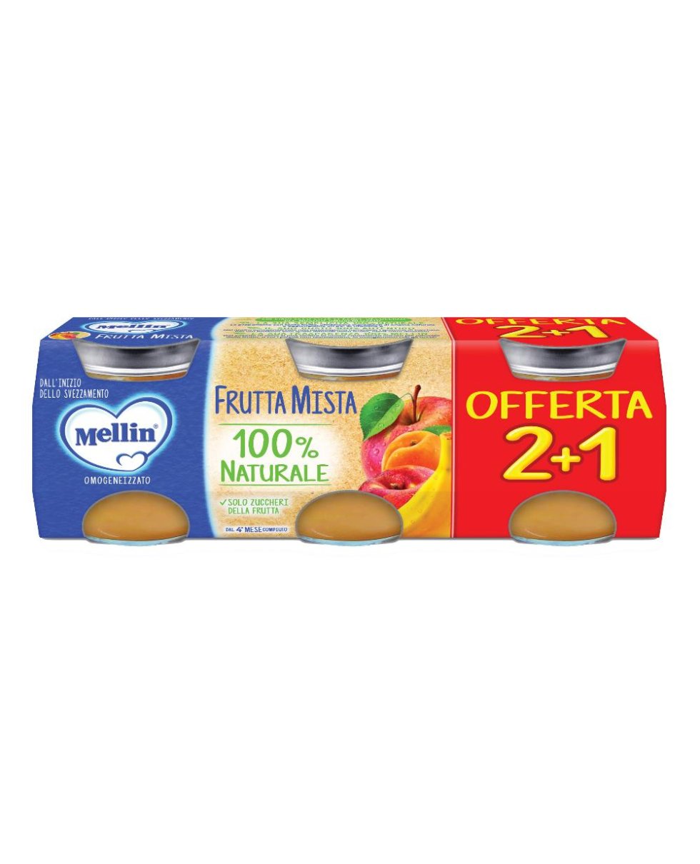 MELLIN OMOG FRUTTA MIX 3PZ