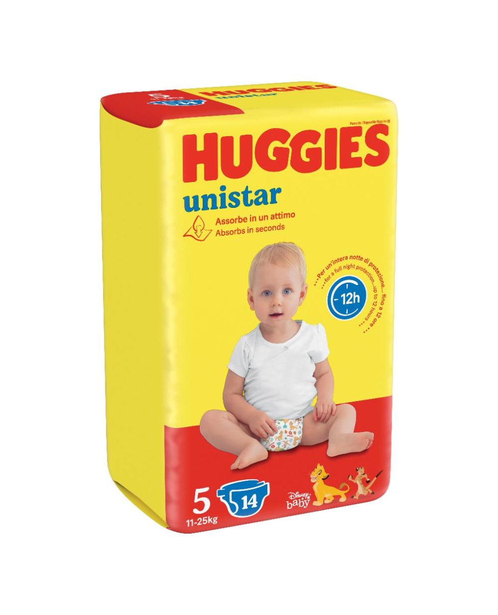 HUGGIES UNISTAR BASE 5 14PZ