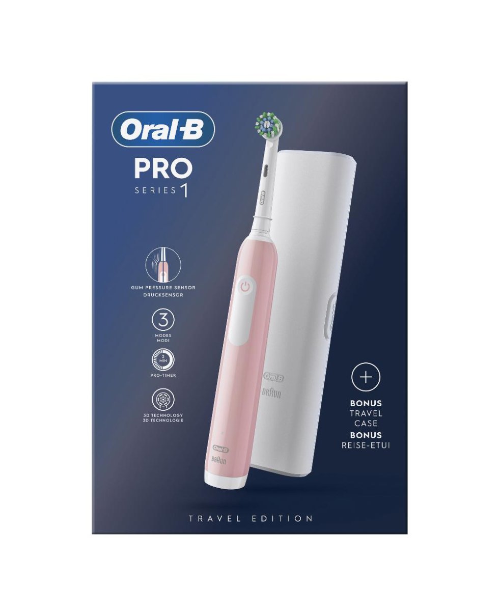 ORALB PRO 1 ROSA SPAZZ ELET+TC