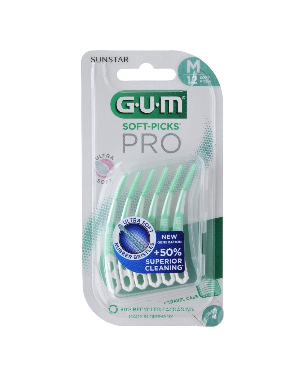 GUM SOFT PICK PRO MEDIUM 12PZ