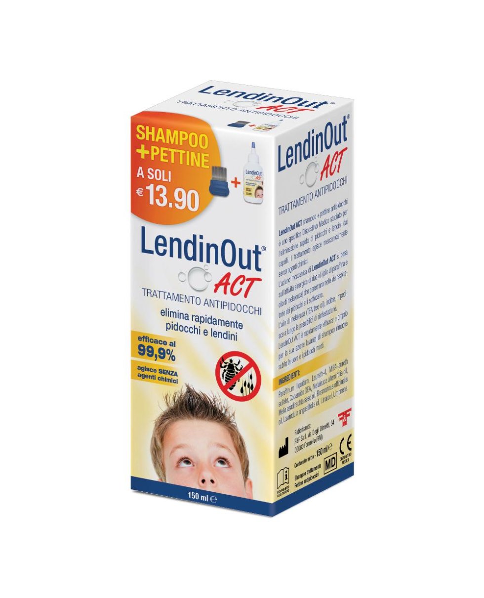 LENDINOUT ACT A/PIDOCCHI 150ML